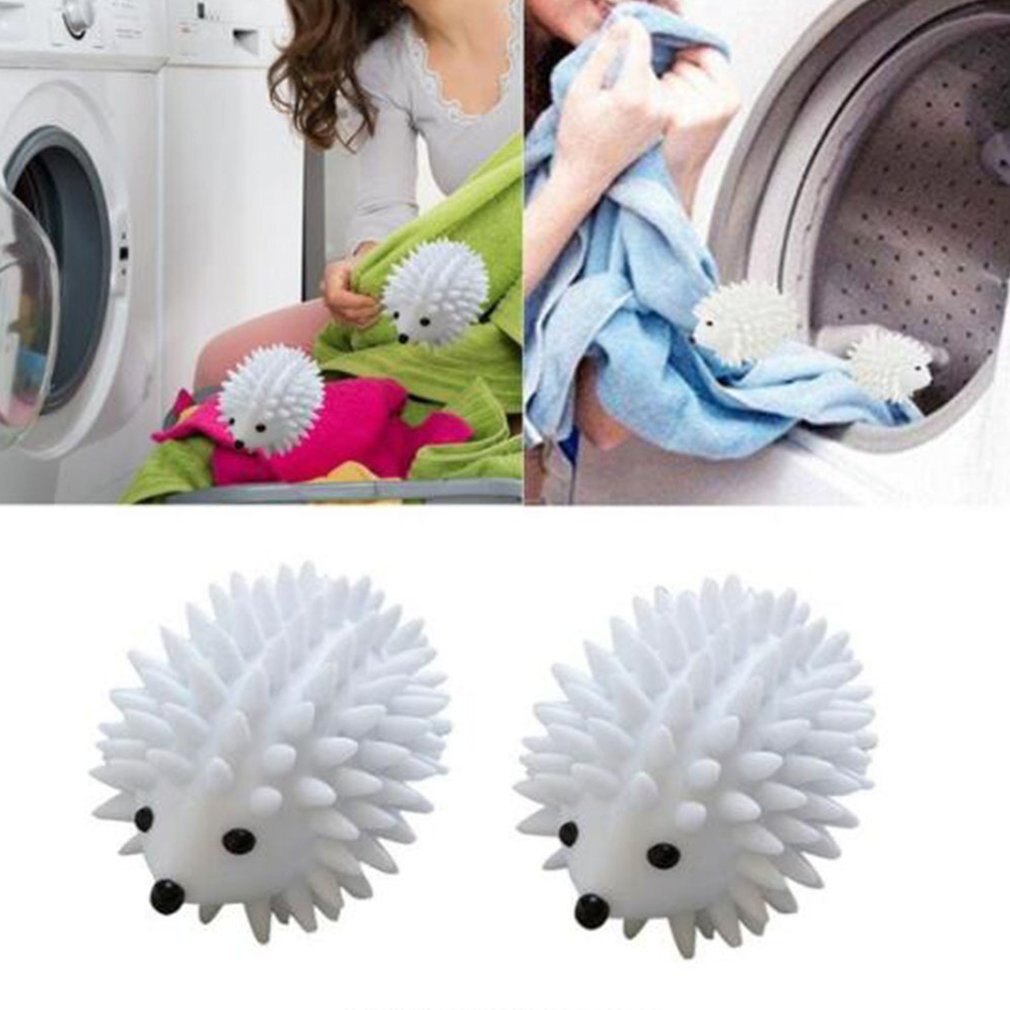 1Pcs Laundry Cleaning Ball Cute Hedgehog Reusable Ball Dryer Reduce Energy Washing Machine Ball Anti Static Clean Balls