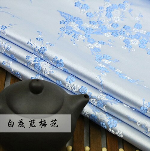 Czerwony kwiat tkanina robić diy naśladować jedwab brokatowy materiał adamaszek żakardowy meble tapicerowane tkanina patchworkowa szycia chusteczek 75*50cm: G