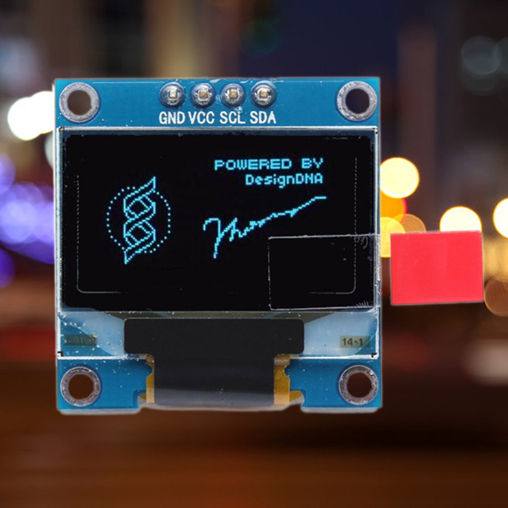 0.96" Yellow Blue/Blue/White I2c IIC Serial Oled L... – Grandado image.