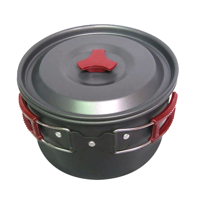 3l 19*11cm aluminiumslegering udendørs camping gryde camping køkkengrej picnic retter bærbar enkelt pande gryde udendørs service vandreture