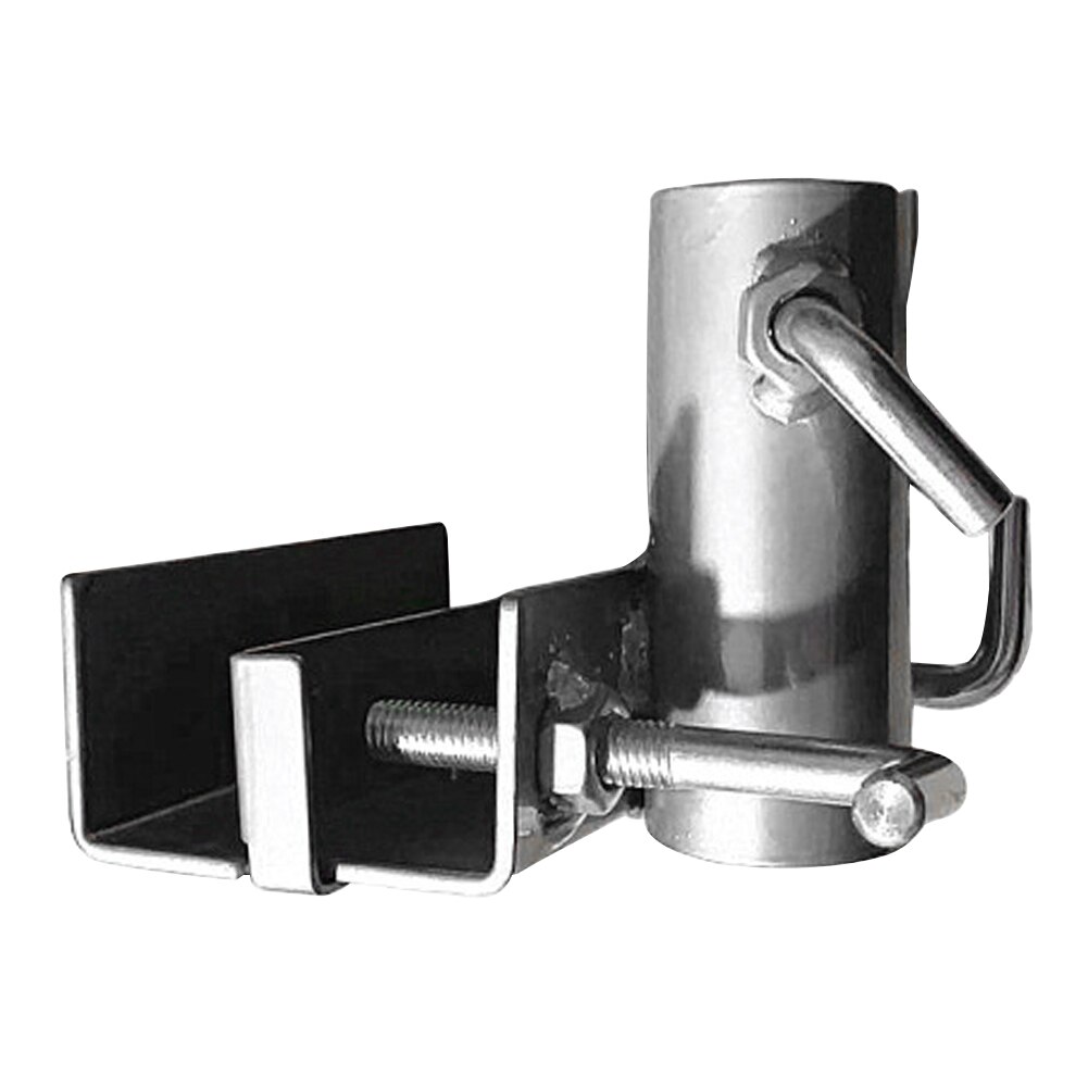 Metalen balkon stabiele waterdichte parasolstandaard terras strand regenkleding buiten tuin parasol vaste clip binnenplaats zware kwaliteit