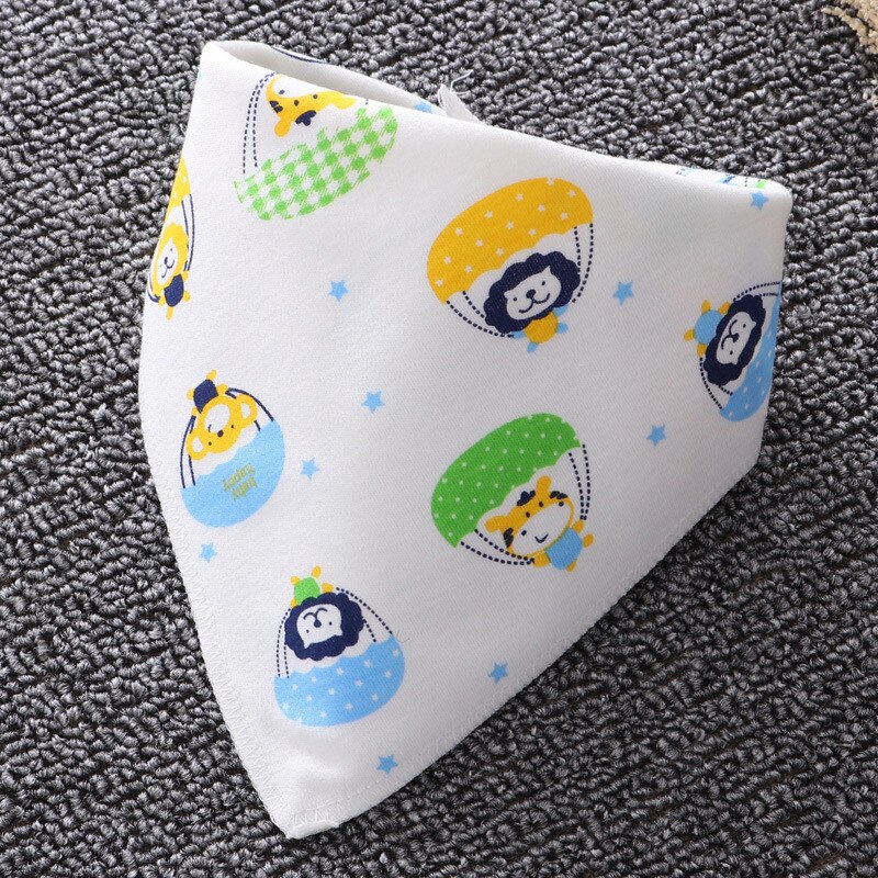 Baby Lätzchen Dreieck Handtuch Fütterung Baby Weiche Spucktücher Kleinkind Kittel Tier drucken Baby Bandana Lätzchen Baby Zubehör: 4