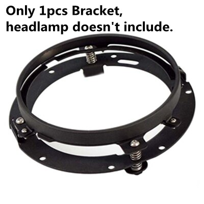 Motorrad 7 zoll Moto LED Scheinwerfer mit 4-1/2 "4,5 zoll LED Hilfs Nebel Vorbei Licht Lampe für harley touren Electra gleiten: Schwarz Halterung