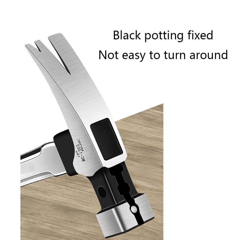 425C Claw Hammer with High Carbon Steel Head 13Oz Automatic Nail Suction Hammer Tool High Toughness Woodworking Tool