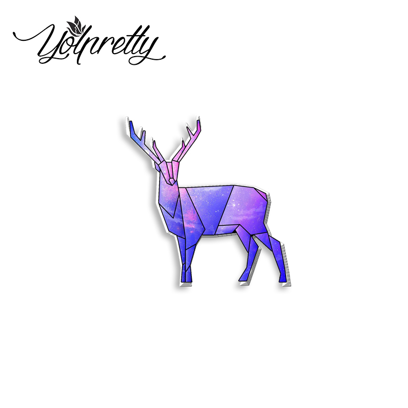 Pin de insignia de epoxi acrílico, Pin de solapa, Graffitis, animales de colores, geometría, Galaxia, , novedad de 2023: Color dorado