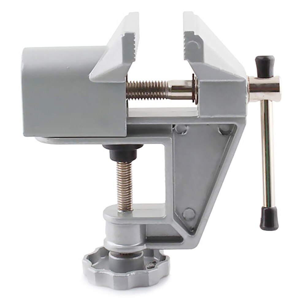 Universal bænk skruemaskine mini fast reparationsværktøj aluminiumslegering bord skruestik fast kæbe skrue fast håndværktøj