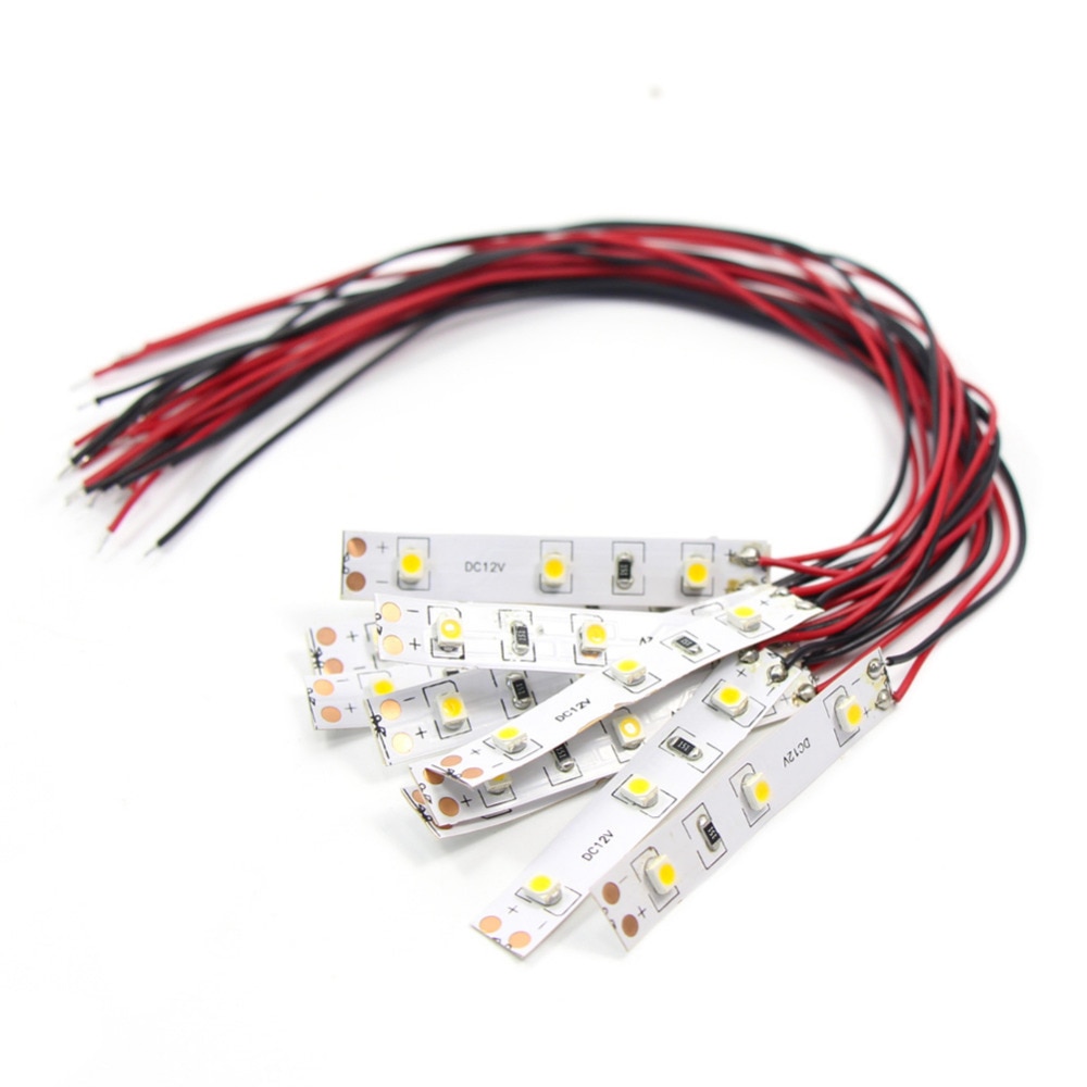 DD01M Prewired Strip Led Light Self-adhesive Flexible 12V ~18V WARM White/Bright White