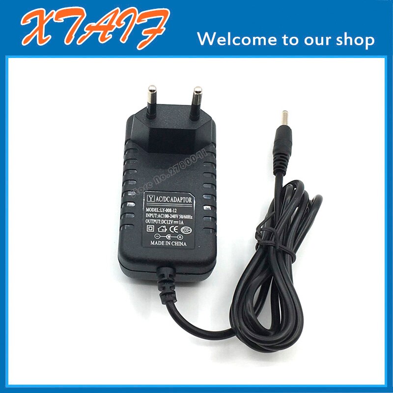 1 STKS 12V1A AC 100 V-240 V Converter Adapter DC 12 V 1A 1000mA Voeding EU Plug DC 3.5mm x 1.35mm