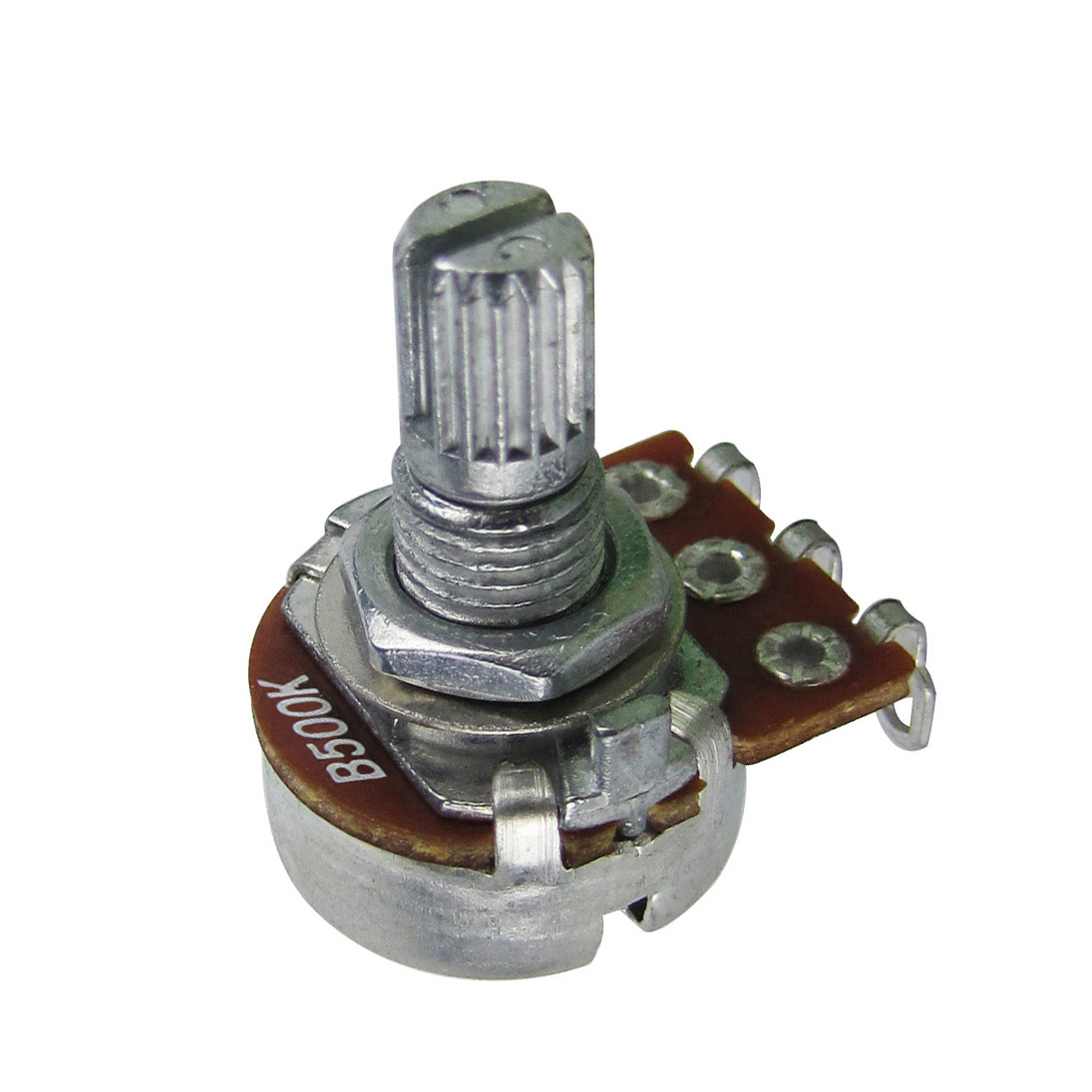 Fleor 8 stück Mini-Potentiometer für e-gitarre und Bass, 250k /500k potis , 18- Keil-gitarrenteile: Burgund