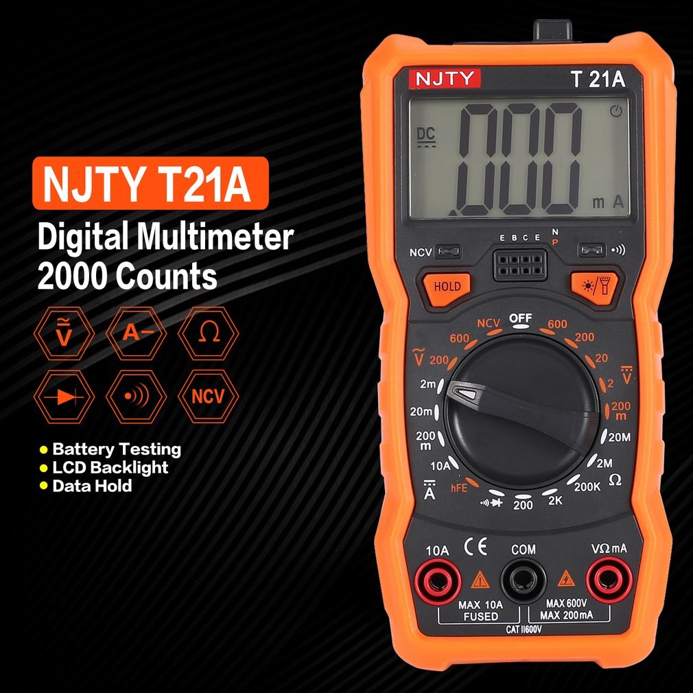 Multimeter Transistor Multimetro Digital Multimeter Transistor Tester Ma... – Vicedeal