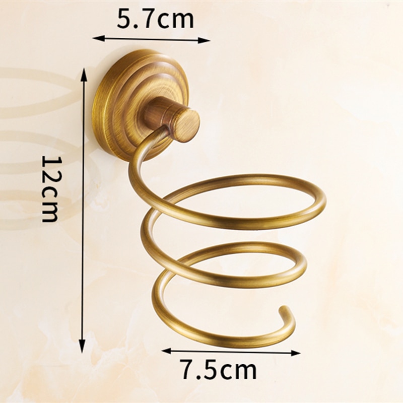 Ensemble d'accessoires de salle de bain en laiton brossé, ensemble d'accessoires de salle de bain solide, produits muraux, ensembles de matériel de bain Antique, brosse en Bronze huilé