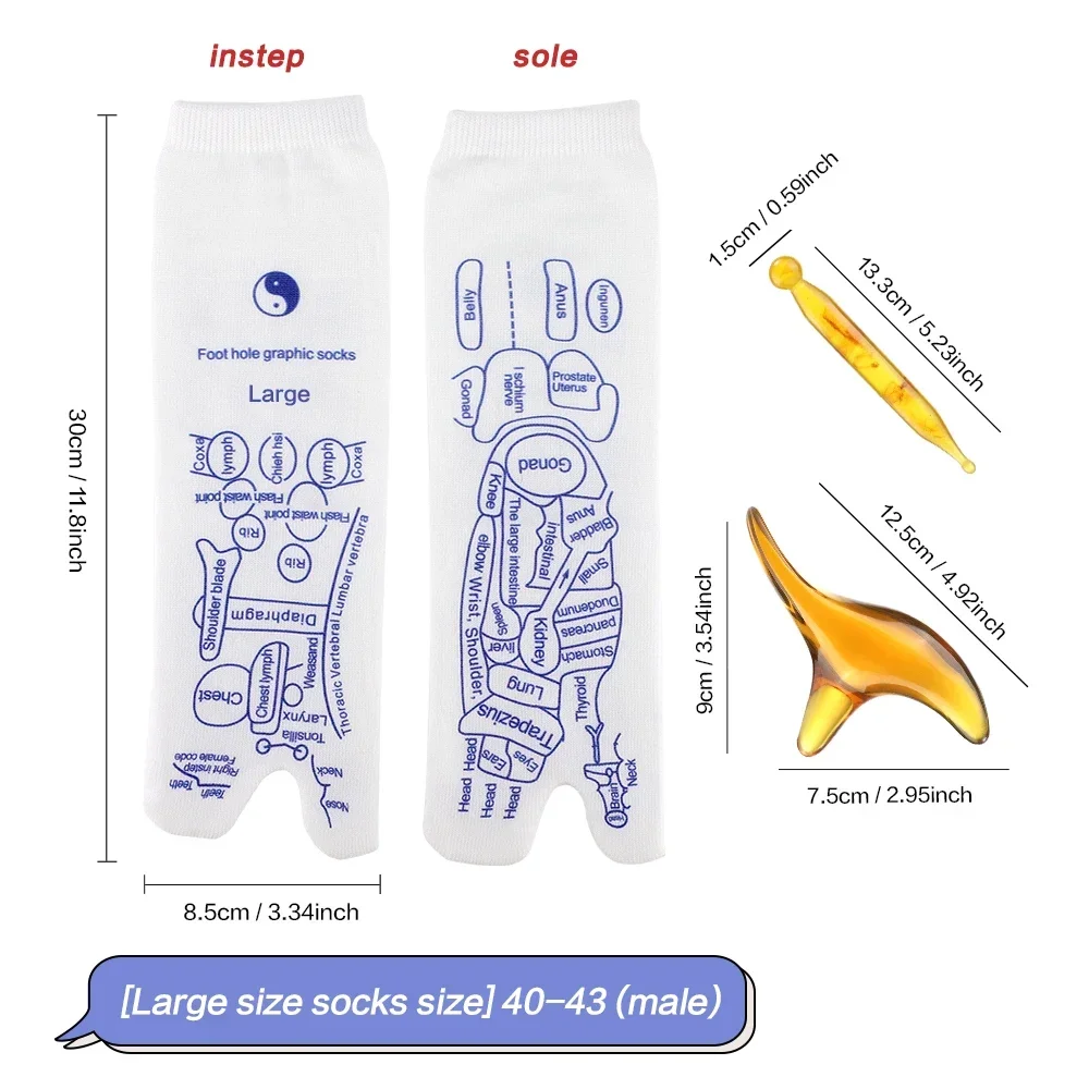 Fußmassage Akupressur Socken entlasten müde Füße Socken Akupunkturpunkt Fußmassagegerät Reflexzonenmassage Socken Physiotherapie Fußpflegewerkzeug