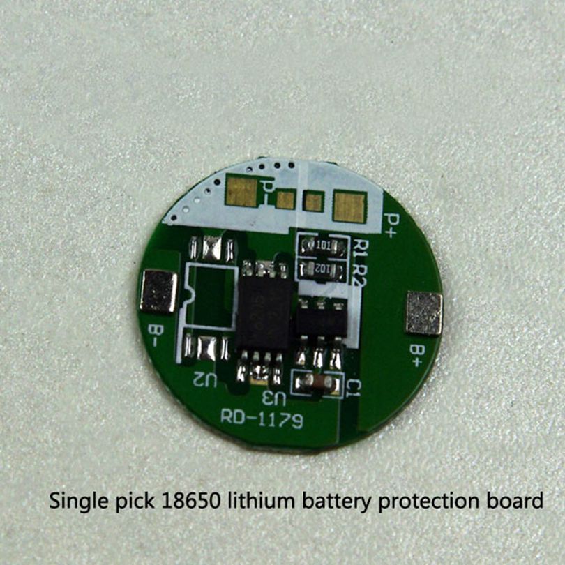 Enkele sectie 18650 bescherming plaat lithium batterij bescherming boord DW01 +