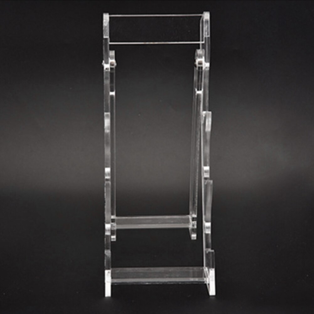 Home Office 3 Slot Acrylic Holder For Pen Transparent Multifunctional Horizontal Anti Slip Store Display Stand Kitchen