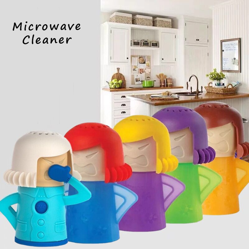 Angry Mom Microwave Cleaner Easily Cleans Oven Steam Easily Cleans Microwave Appliances for The Kitchen Refrigerator Cleaning