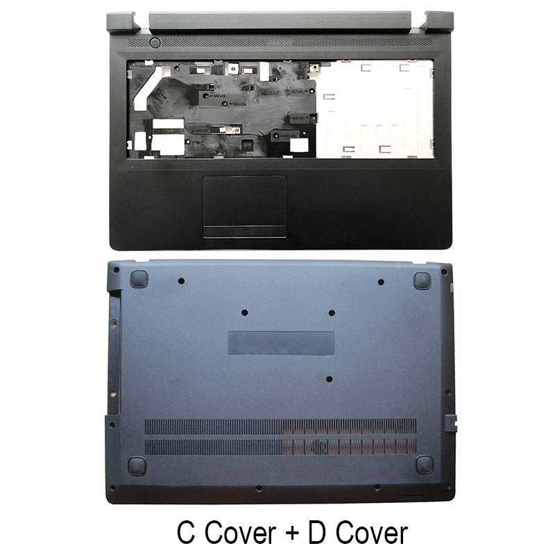 Laptop Case LCD Back Cover For Lenovo ideapad 100-15 100-15IBY B50-10 Front Bezel Hinges Palmrest Bottom Case A B C D Cover: CD Cover