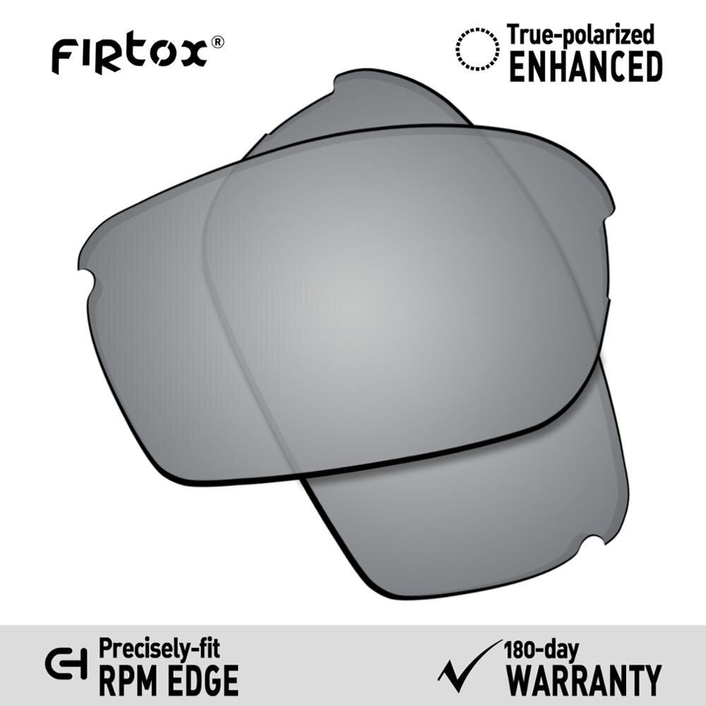 Firtox True UV400 Polarized Lenses Replacement for-Oakley RPM Edge OO9205 Sunglasses (Compatiable Lens Only) - Multiple Colors: Silver-Polarized