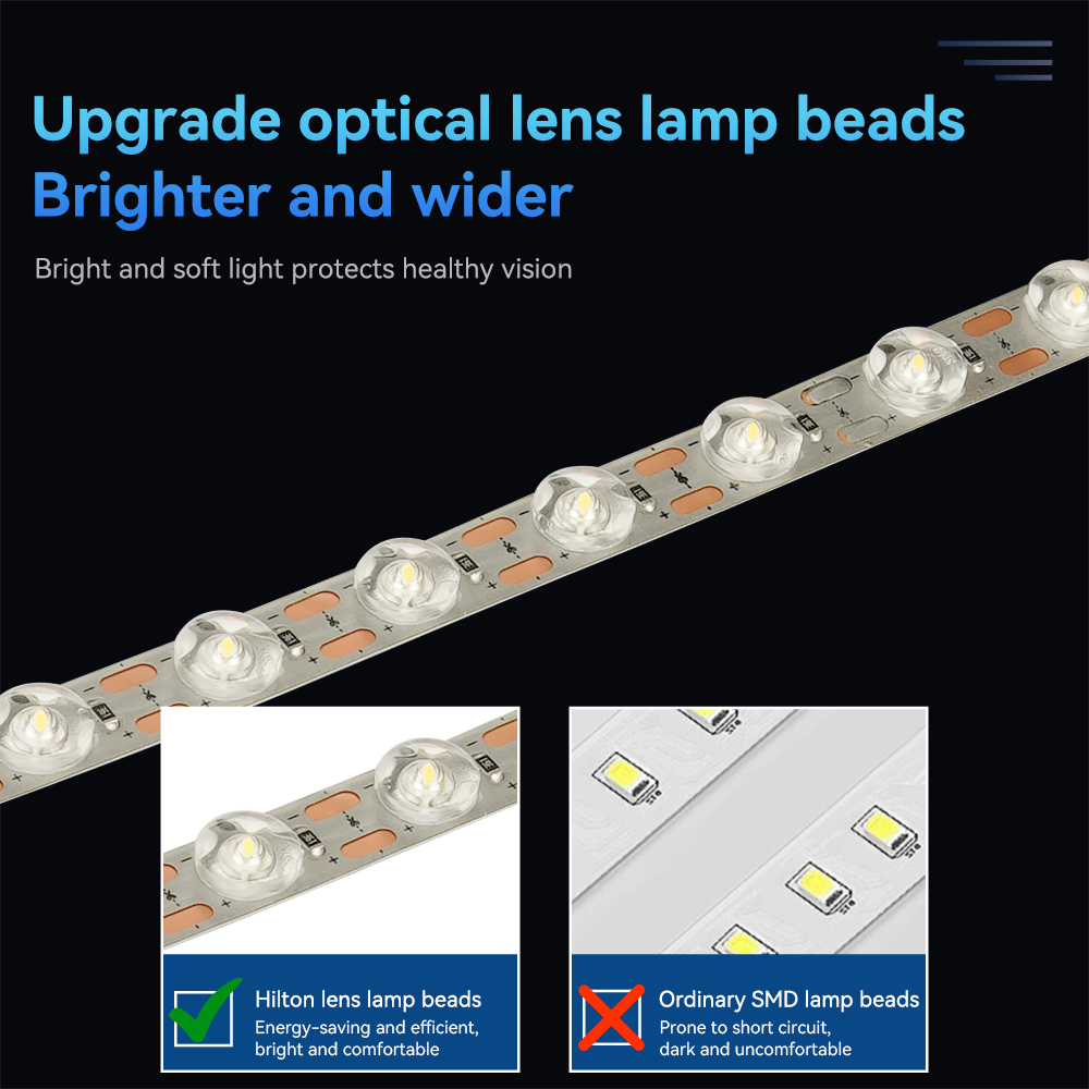 For Bambu Lab A1 LED Light Strip Upgrade 6500K Optical Lens Lamp Super Bright Wide Fill Light For Bambulab A1/ A1 Mini Accessori