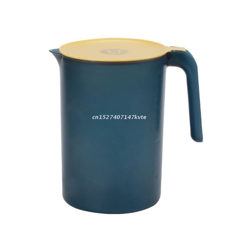 Water Pitcher Plastic Juice Pitcher With Lid - Dishwasher Safe BPA Free Durable Beverage Jug Home Kitchen Household: DB