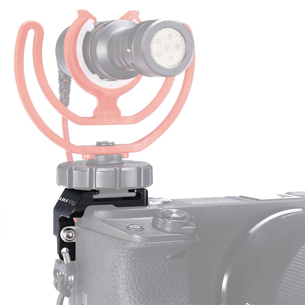 UURig telecamera convertitore Adattatore di Montaggio per la Luce del portato Microfono di Espansione per Sony A6400 Gabbia Fotocamera