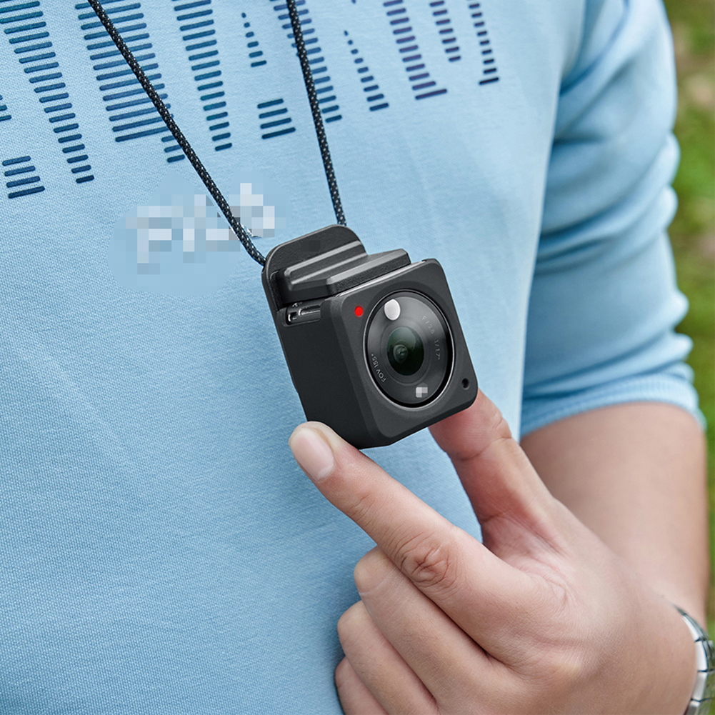 Staubdichte schutzhülle aus silikon für dji action 2 sportkamera – fallschutzhülle und kratzschutzhülle