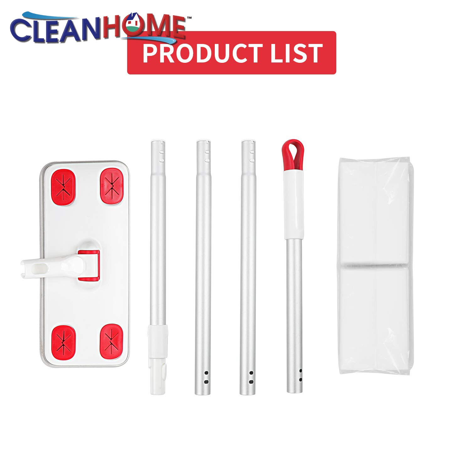 Eyliden Disposable Dust Mop with 30 Dry Refill Floor Wipes Pads Hardwood Floor Cleaner Mopping For Home