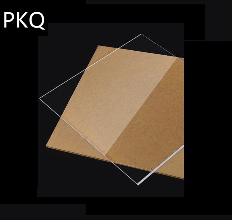 100pcs 1mm Thickness Acrylic Clear Perspex Sheet Cut Plastic Transparent Board Perspex Panel Durable Doors And Signage Decor