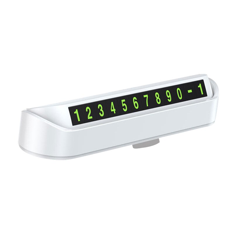 Auto Styling Tijdelijke Parkeerkaart Telefoon Nummer Kaart Plaat Telefoonnummer Auto Park Stop In Auto-Styling Auto Accessoires: white