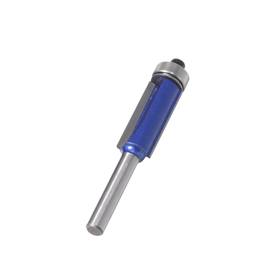 1pc 6mm skaft trimfräsbits med lager för trämallmönster bitfräskärfräs för trä
