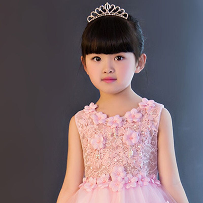 Menina coroas tiaras baile de aniversário festa de casamento tiaras princesa coroa de casamento acessórios de cabelo jóias hairbands ornamento