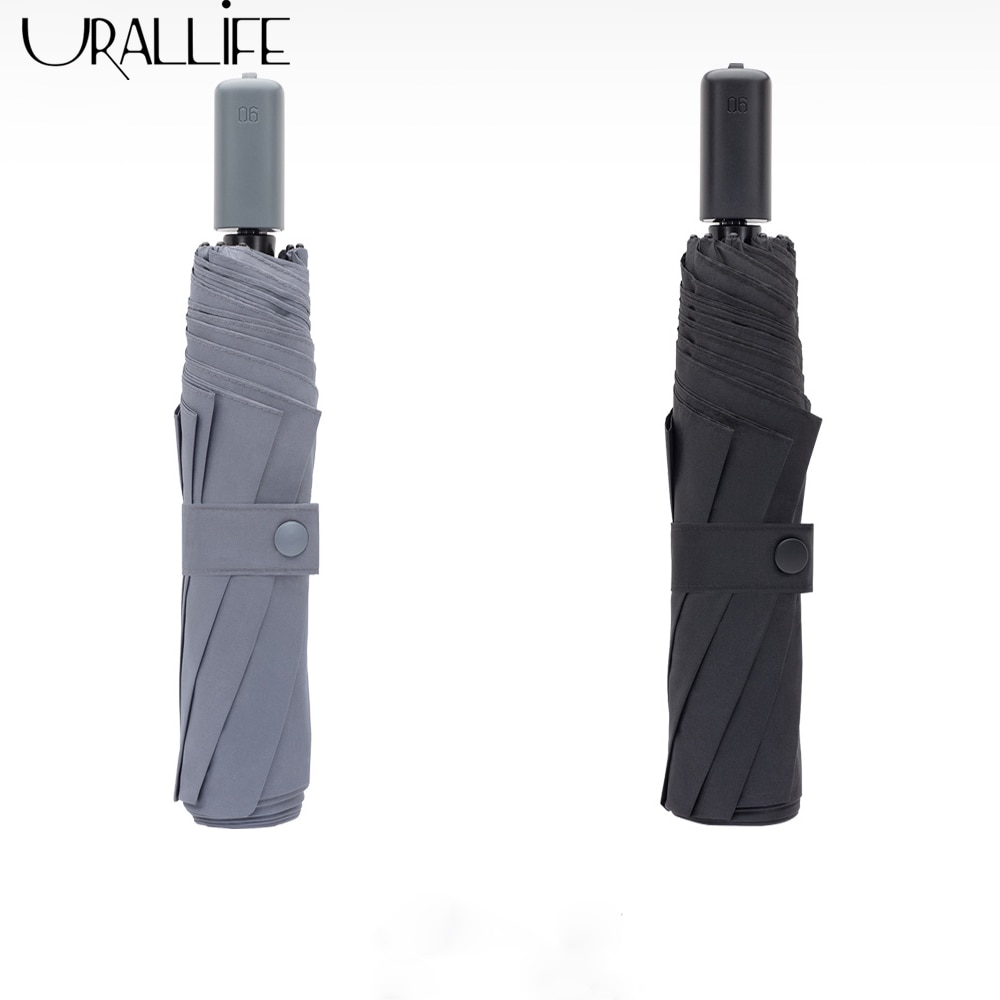 Ombrello pieghevole in Lega di Alluminio Tubo Pratico Antivento Impermeabile non-automatico unisex Pioggia e suola Ombrelli