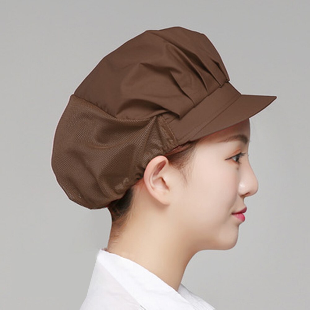 Bread Cafe Dustprooof Kitchen Restaurant Chef Hat Elastic Baker Work Wear Adjustable Factory Accessories Catering Workshop Cook: COFFEE