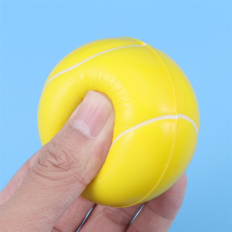 8pcs 6.3cm Squeeze Ball Toy Football Basketball Soft Foam Sponge Anti ...