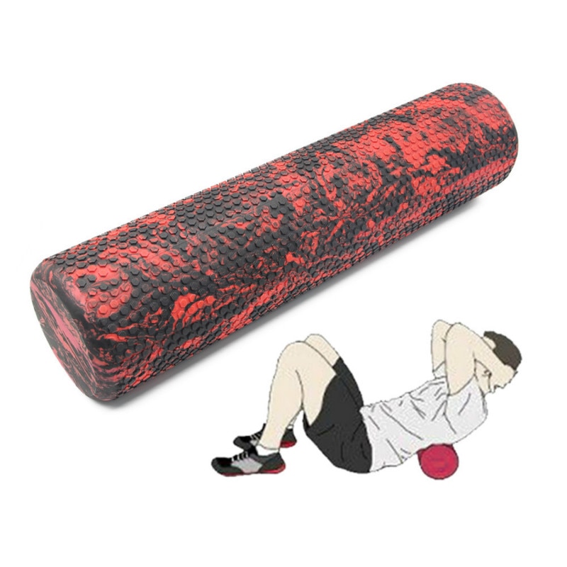 60/45cm yogakolonne yoga blok pilates eva skum rulle massage rulle muskelvæv til fitness gym yoga pilates sport