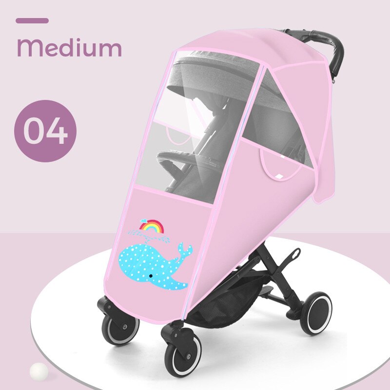 Waterdichte Baby Buggy Regenhoes Universele Regenhoes Voor Kinderwagen Wandelwagen Kinderwagen Wind Shield Transparante Regenhoes