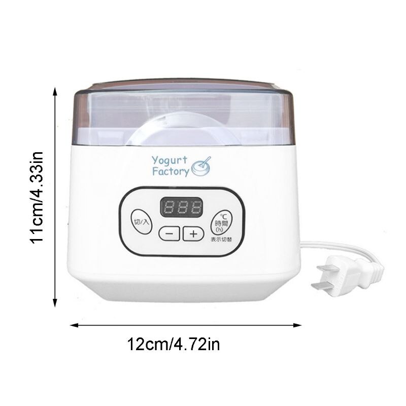 Yoghurtmaskin intelligent timing mini-yoghurtmaskin helautomatisk temperaturjustering  e5bb