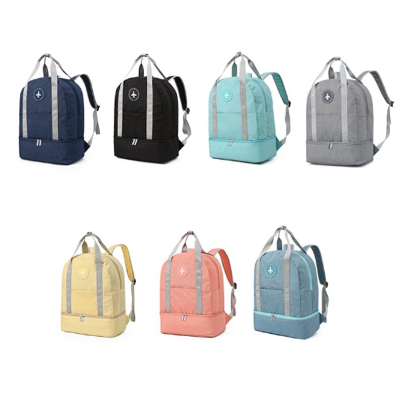 -Men Women Multi-Function Travel Backpack Fitness Bag Travel Large Capacity Waterproof Clothes Shoes Storage Bag