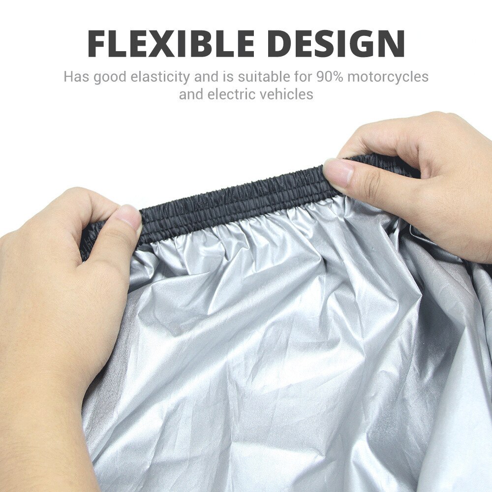Cubierta de lona para motocicleta, cubierta de tela para moto Scooter, Protector impermeable a prueba de lluvia para bicicleta, caja para bicicleta, tienda