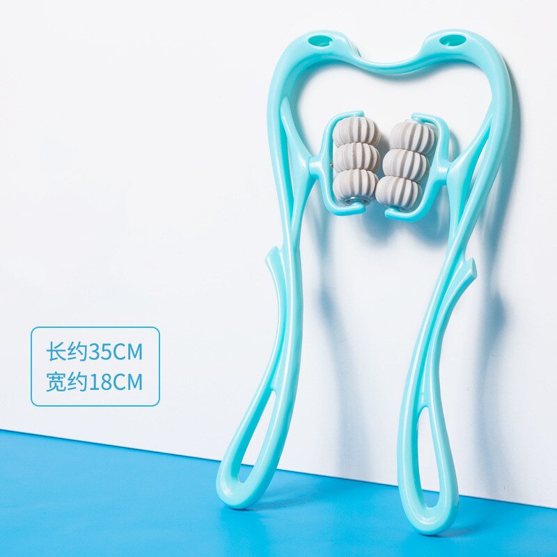 Pressure Point Therapy Neck Massage Tool Pressure Relieve Hand Roller Massage Neck Shoulder Dual Trigger Point Self Massager: A11