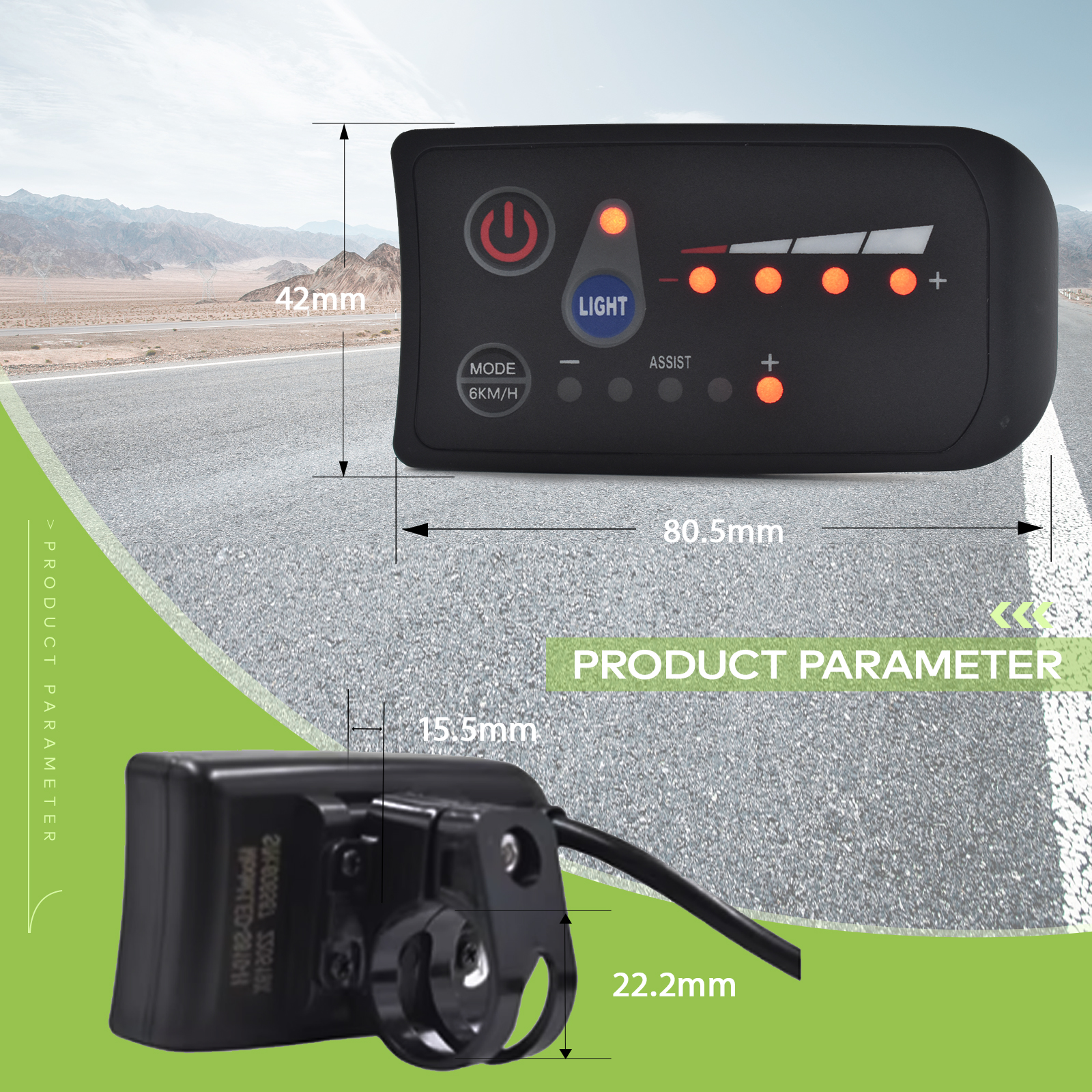 S810 uart 2 e- sykkelcomputere vanntett enkel elsykkel 36v sykkel speedometer tracker kilometerteller landeveissykkel mountainbike