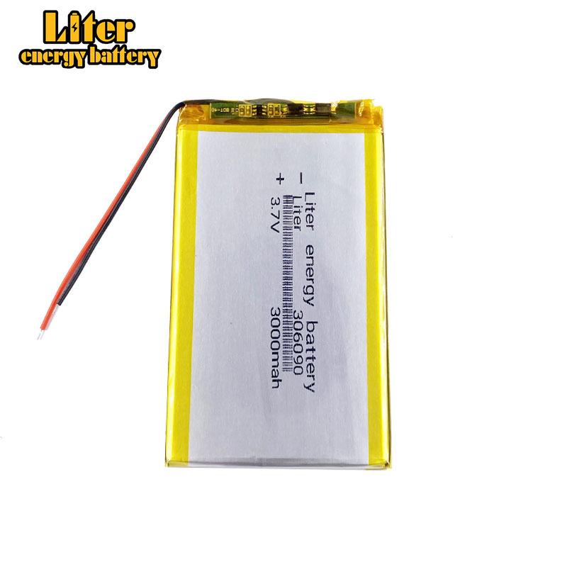 Lithium-Polymer batterien 306090 3,7 V/haltige 3000mAh / 7 zoll Tablette PC Universal- Batterie LI