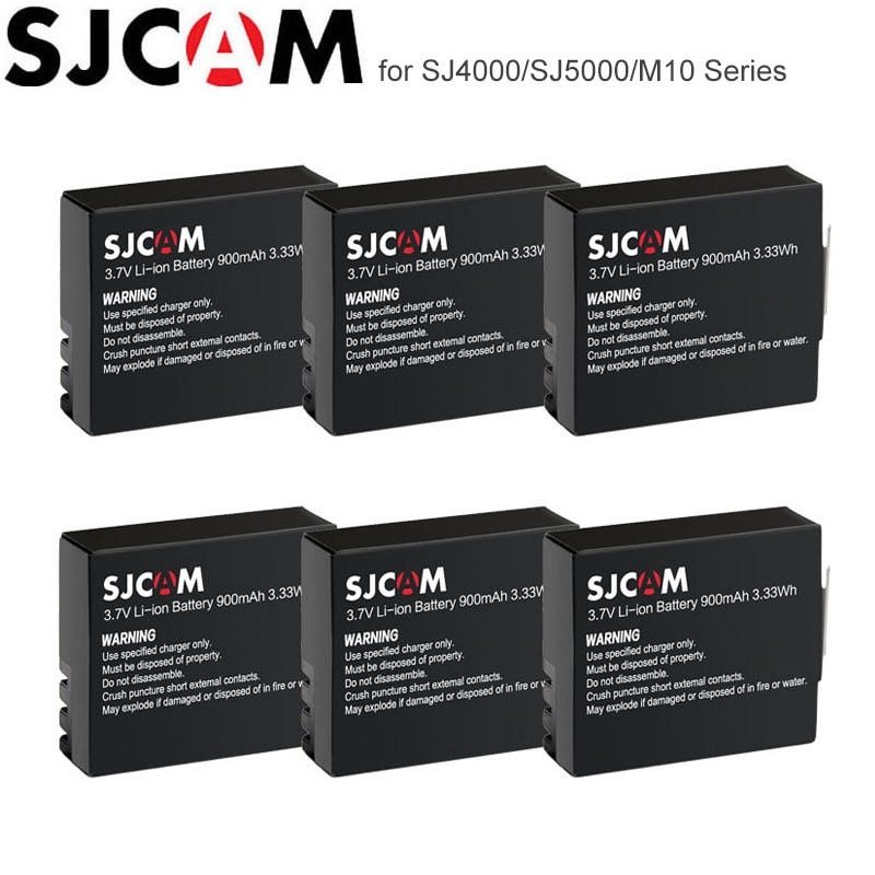 Sjcam SJ4000 Batterij 3.7V Li-Ion 900 Mah Backup Oplaadbare Batterijen Voor Sjcam SJ4000 SJ5000 SJ5000X Elite Wifi Actie Camera