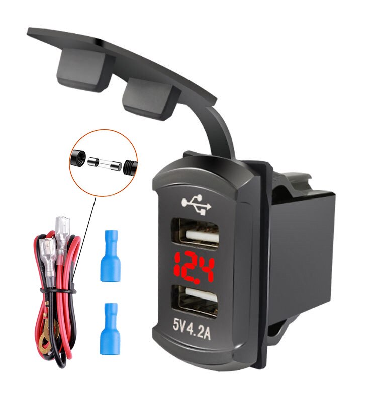 GZLMMY, Universal-Mini-Schalter Für Motorrad-Lenker, 12 V, Mit LED