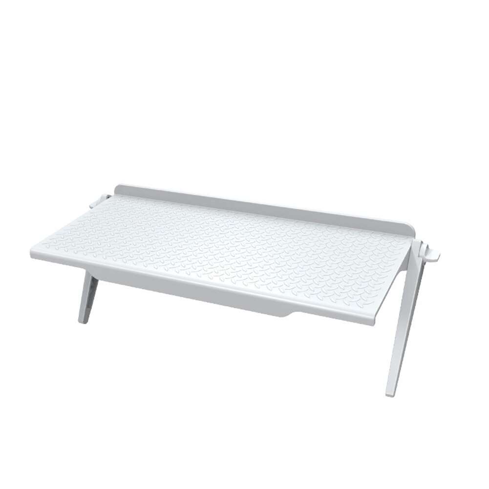 Computer Monitor Rack Foldable Shelf TV Box Router Shelf Set-top Box Bracket Holder Mini PC DVD Player Stand Rack GDeals: White Small