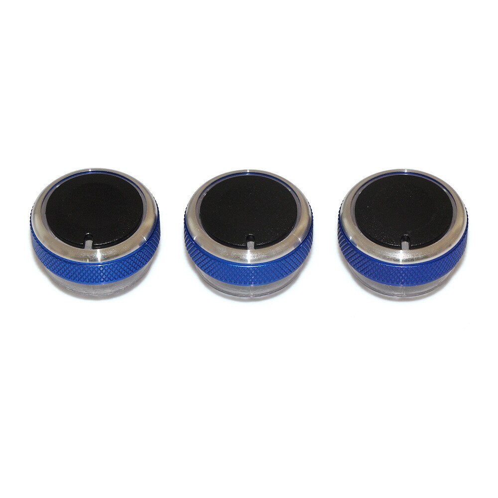 Air Conditioning heat control Switch knob For FORD FOCUS 2 MK2 2005/Focus 3 MK3 /Mondeo AC Knob Car 3pcs per set: Blue