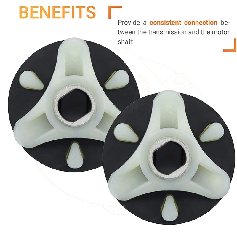 Pack of 25 285753A Washer Motor Coupler Metal Insert for Whirlpool Kenmore Washing Machine Accessories