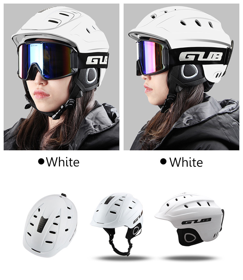 GUB Professionelle CE Zertifizierung PC + EPS Erwachsene Ski Helm Mann Frauen skaten Skateboard Snowboard Schnee Sport Skifahren Helme