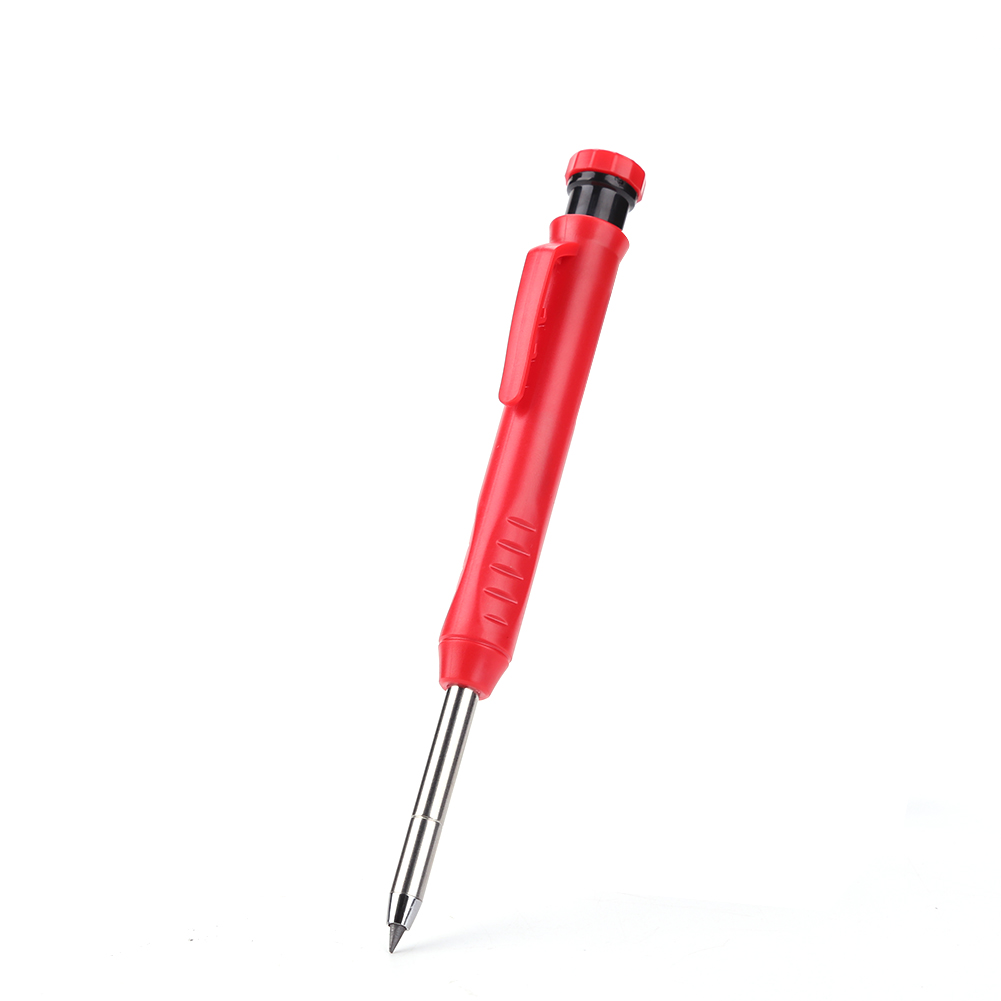 Automatic Drawing Making Scribing Woodworking Set with 36 Refill Built-in Sharpener Long Nosed Scriber