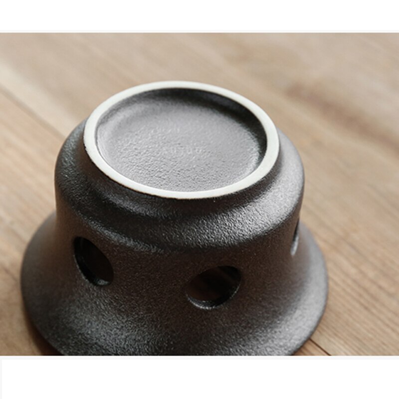 Estufa pequeña de cerámica de estilo japonés, estufas de té cálido, calentador de velas, kungfú chino, accesorios de juego de té, Base de tetera, luces nocturnas