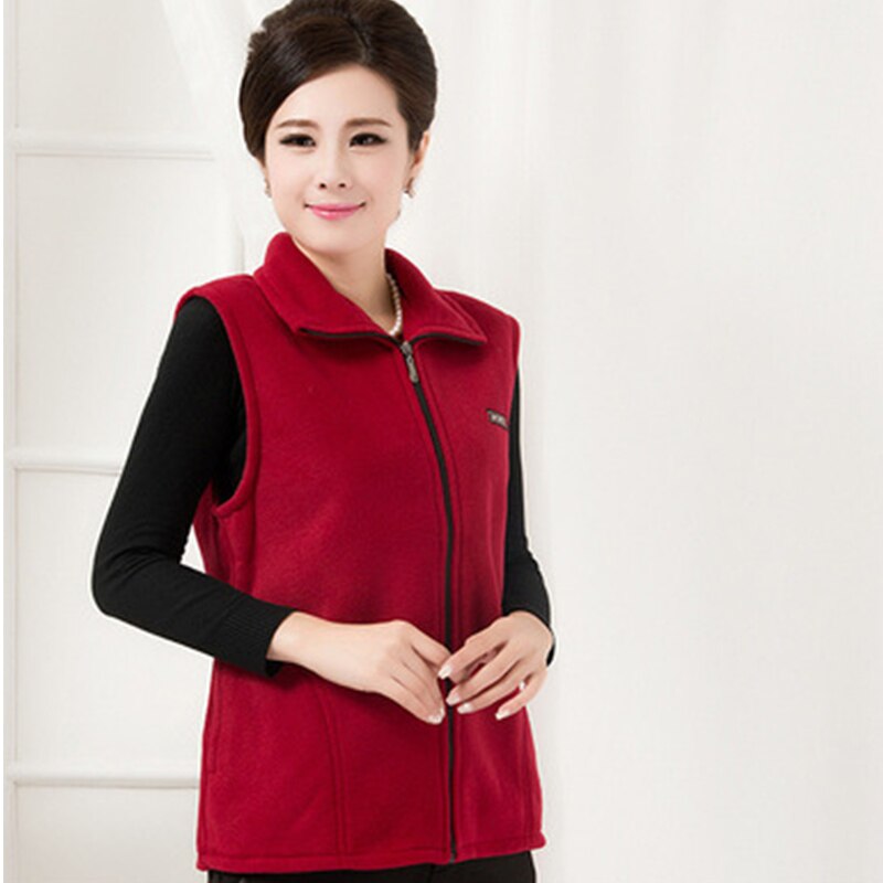 Goedkope winter paars/zwart mommy vest plus size 3xl 4xl warme dames vest mouwloze katoenen jassen dames herfstoutfits